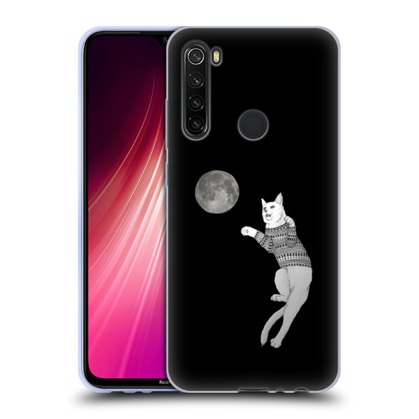 Barruf Animals Cat-ch The Moon Soft Gel Case for Xiaomi Redmi Note 8T