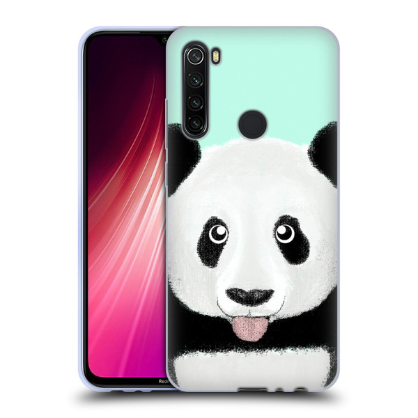 Barruf Animals The Cute Panda Soft Gel Case for Xiaomi Redmi Note 8T