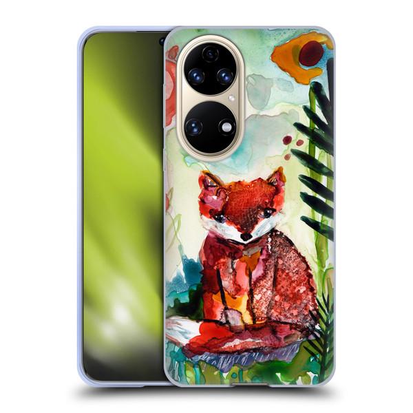 Wyanne Animals Baby Fox In The Garden Soft Gel Case for Huawei P50