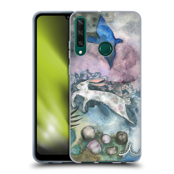 Wyanne Animals Bird and Rabbit Soft Gel Case for Huawei Y6p