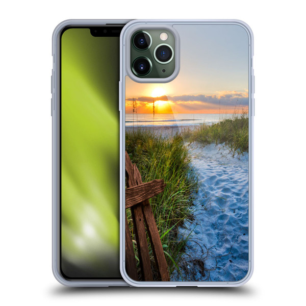 Celebrate Life Gallery Beaches Sandy Trail Soft Gel Case for Apple iPhone 11 Pro Max