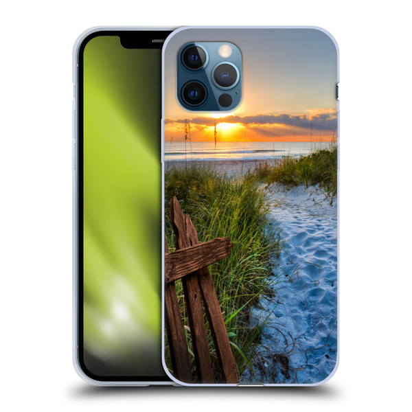 Celebrate Life Gallery Beaches Sandy Trail Soft Gel Case for Apple iPhone 12 / iPhone 12 Pro