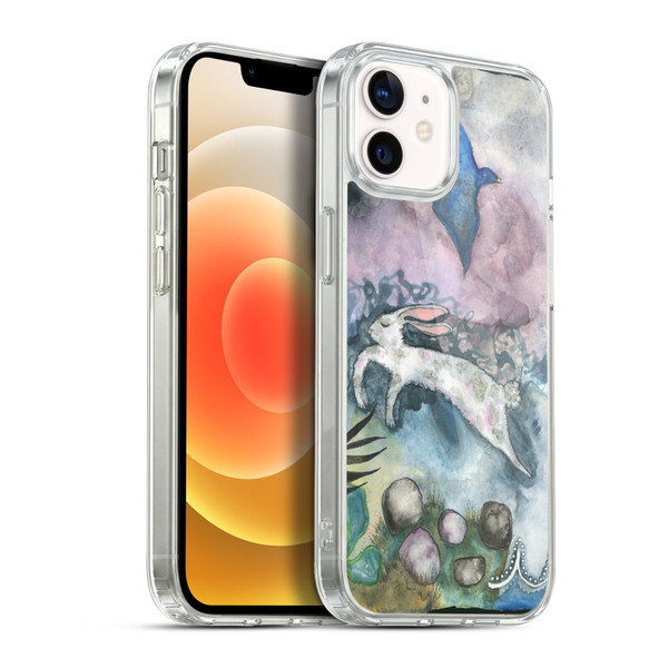 Wyanne Animals Bird and Rabbit Soft Gel Case for Apple iPhone 12 / iPhone 12 Pro & MagSafe
