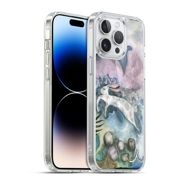 Wyanne Animals Bird and Rabbit Soft Gel Case for Apple iPhone 14 Pro Max & MagSafe