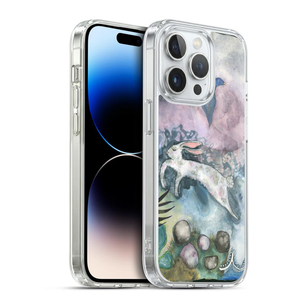 Wyanne Animals Bird and Rabbit Soft Gel Case for Apple iPhone 14 Pro & MagSafe