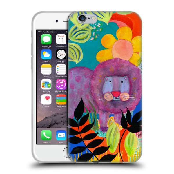 Wyanne Animals Lion Soft Gel Case for Apple iPhone 6 / iPhone 6s