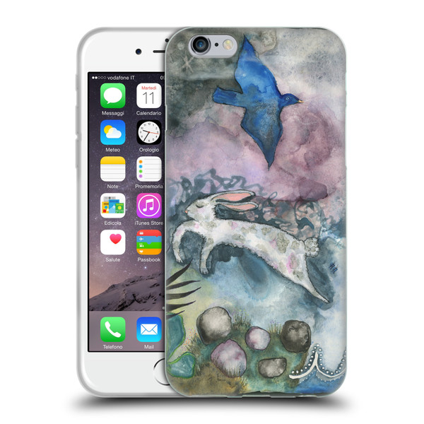 Wyanne Animals Bird and Rabbit Soft Gel Case for Apple iPhone 6 / iPhone 6s