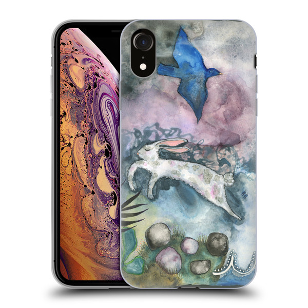 Wyanne Animals Bird and Rabbit Soft Gel Case for Apple iPhone XR