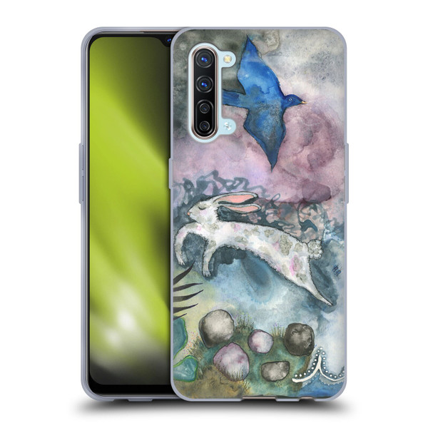 Wyanne Animals Bird and Rabbit Soft Gel Case for OPPO Find X2 Lite 5G
