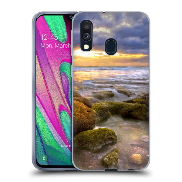 Celebrate Life Gallery Beaches Star Coral Soft Gel Case for Samsung Galaxy A40 (2019)