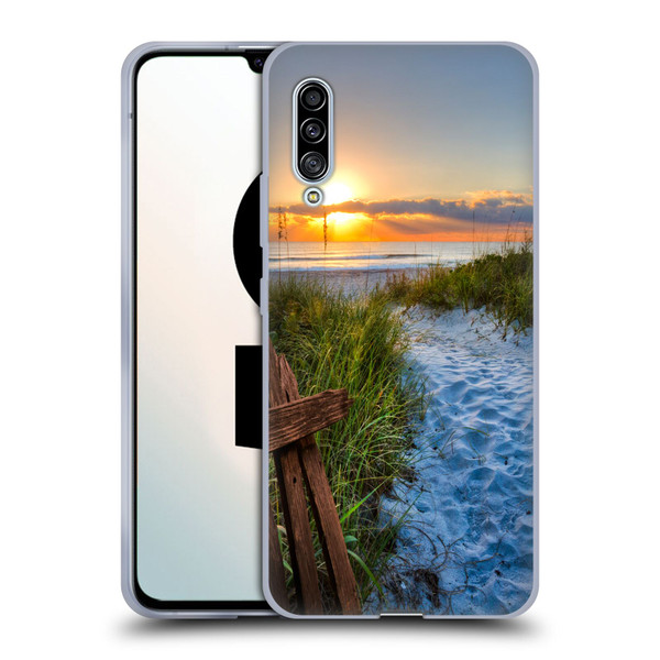 Celebrate Life Gallery Beaches Sandy Trail Soft Gel Case for Samsung Galaxy A90 5G (2019)