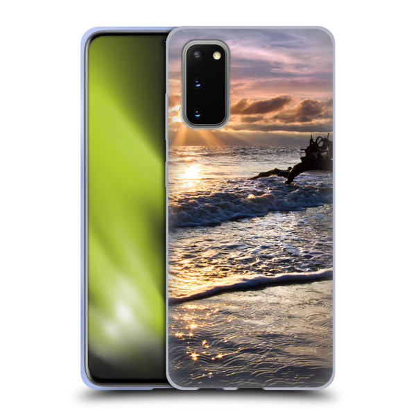 Celebrate Life Gallery Beaches Sparkly Water At Driftwood Soft Gel Case for Samsung Galaxy S20 / S20 5G