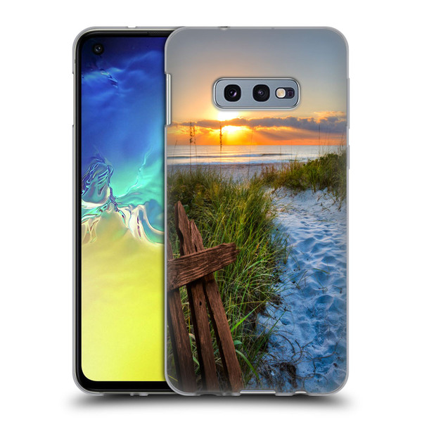 Celebrate Life Gallery Beaches Sandy Trail Soft Gel Case for Samsung Galaxy S10e