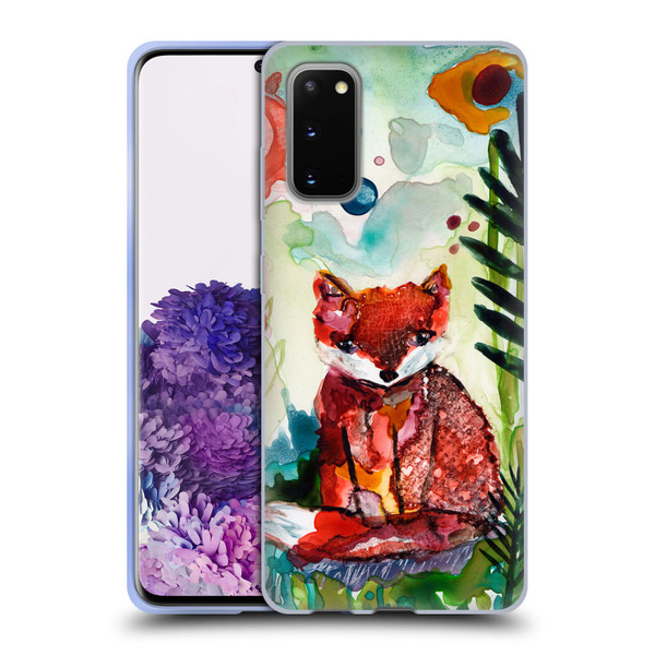 Wyanne Animals Baby Fox In The Garden Soft Gel Case for Samsung Galaxy S20 / S20 5G