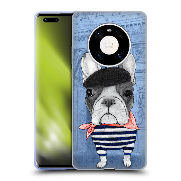 Barruf Dogs French Bulldog Soft Gel Case for Huawei Mate 40 Pro 5G