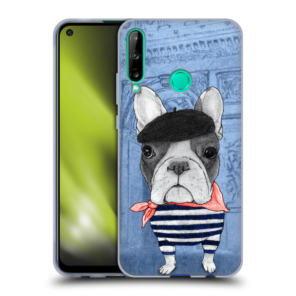 Barruf Dogs French Bulldog Soft Gel Case for Huawei P40 lite E