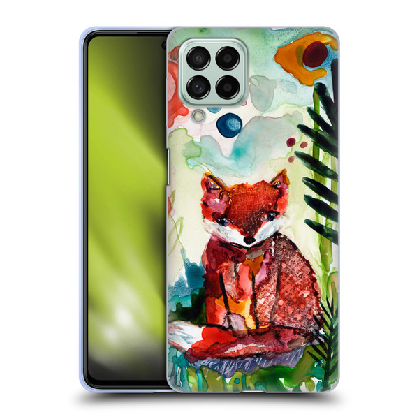 Wyanne Animals Baby Fox In The Garden Soft Gel Case for Samsung Galaxy M53 (2022)