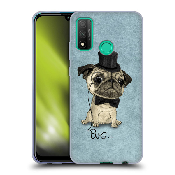 Barruf Dogs Gentle Pug Soft Gel Case for Huawei P Smart (2020)