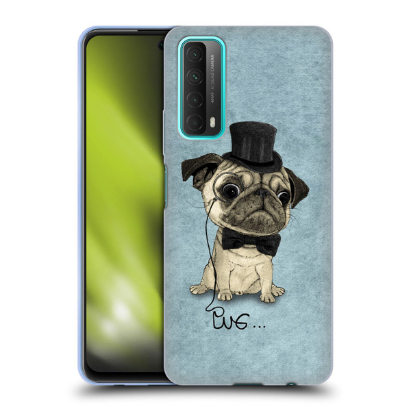 Barruf Dogs Gentle Pug Soft Gel Case for Huawei P Smart (2021)