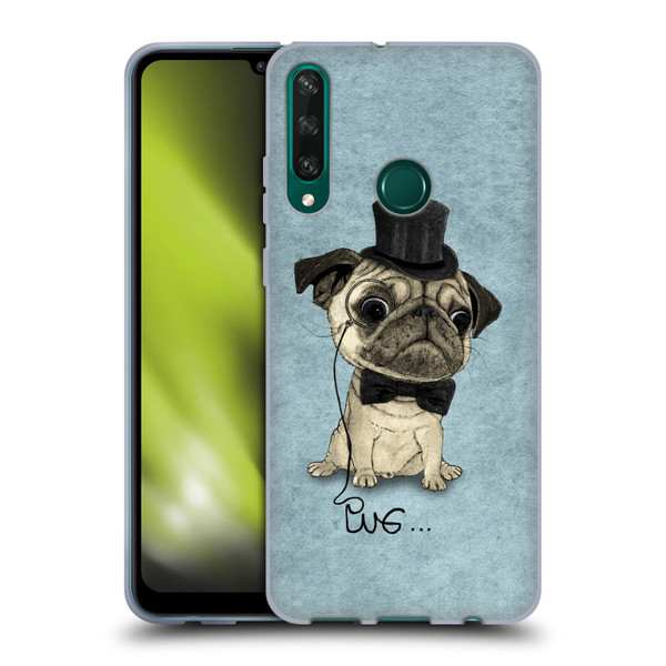Barruf Dogs Gentle Pug Soft Gel Case for Huawei Y6p