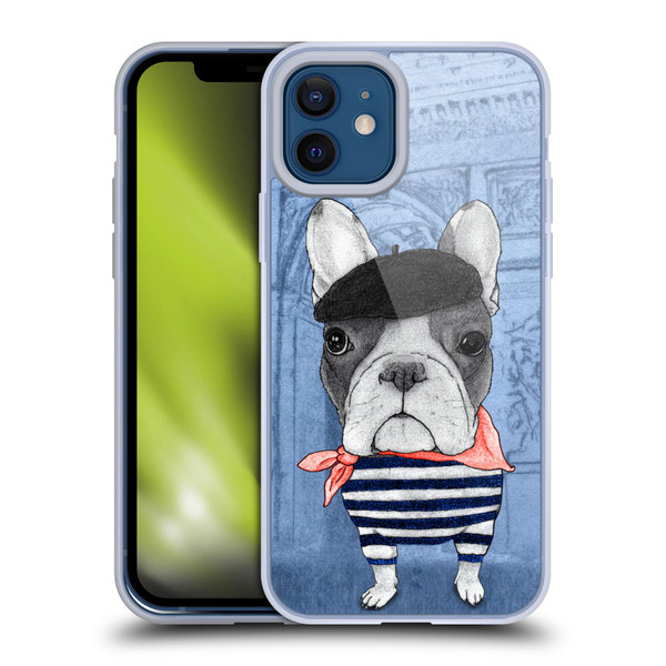 Barruf Dogs French Bulldog Soft Gel Case for Apple iPhone 12 / iPhone 12 Pro