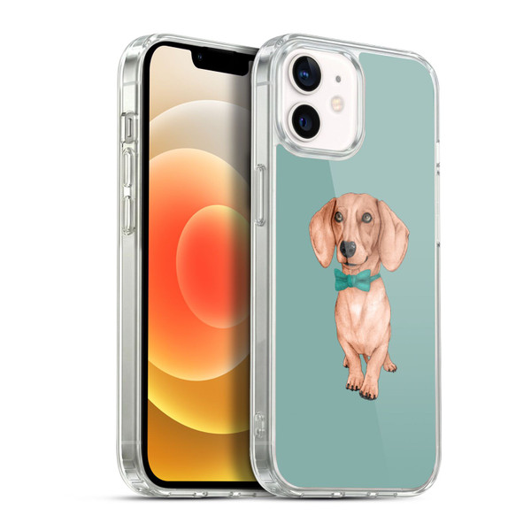 Barruf Dogs Dachshund, The Wiener Soft Gel Case for Apple iPhone 12 / iPhone 12 Pro & MagSafe