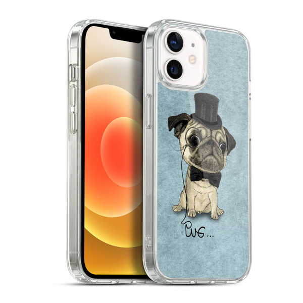 Barruf Dogs Gentle Pug Soft Gel Case for Apple iPhone 12 / iPhone 12 Pro & MagSafe