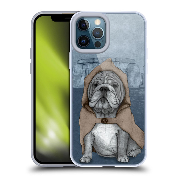 Barruf Dogs English Bulldog Soft Gel Case for Apple iPhone 12 Pro Max