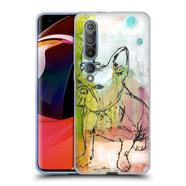 Wyanne Animals French Bulldog Sketch Soft Gel Case for Xiaomi Mi 10 5G / Mi 10 Pro 5G