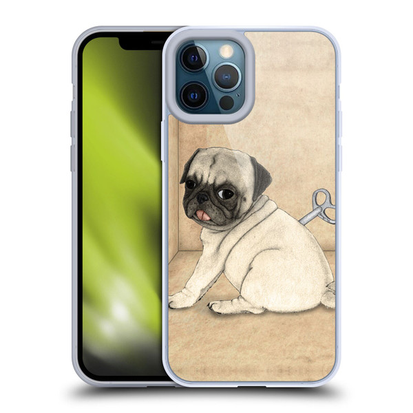 Barruf Dogs Pug Toy Soft Gel Case for Apple iPhone 12 Pro Max
