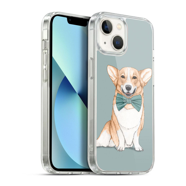 Barruf Dogs Corgi Soft Gel Case for Apple iPhone 13