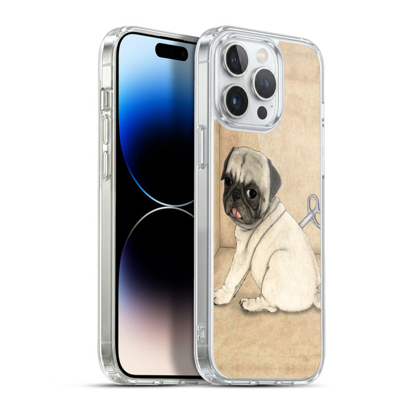 Barruf Dogs Pug Toy Soft Gel Case for Apple iPhone 13 Pro Max & MagSafe