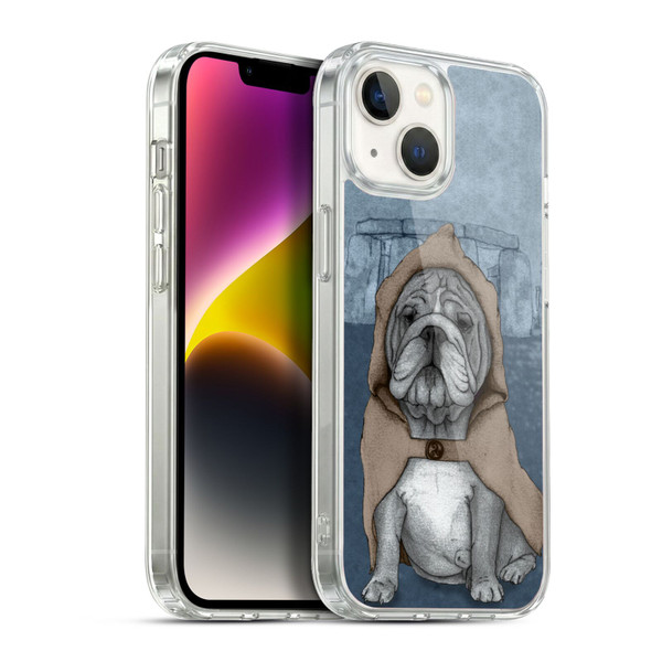Barruf Dogs English Bulldog Soft Gel Case for Apple iPhone 14