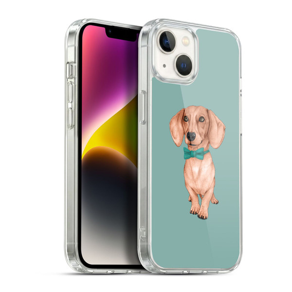 Barruf Dogs Dachshund, The Wiener Soft Gel Case for Apple iPhone 14 Plus & MagSafe