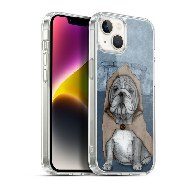 Barruf Dogs English Bulldog Soft Gel Case for Apple iPhone 14 Plus & MagSafe