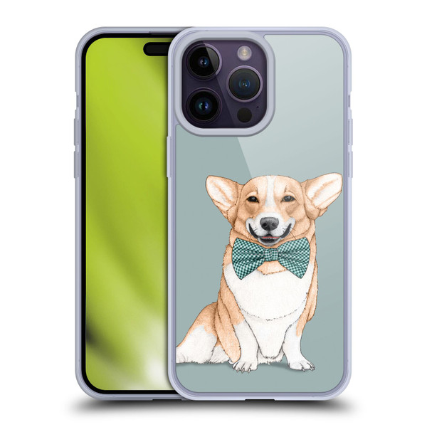 Barruf Dogs Corgi Soft Gel Case for Apple iPhone 14 Pro Max