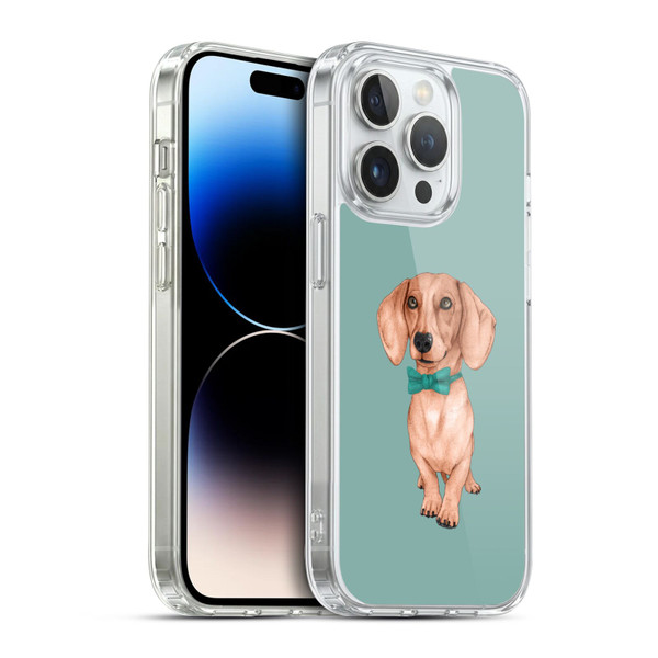 Barruf Dogs Dachshund, The Wiener Soft Gel Case for Apple iPhone 14 Pro & MagSafe