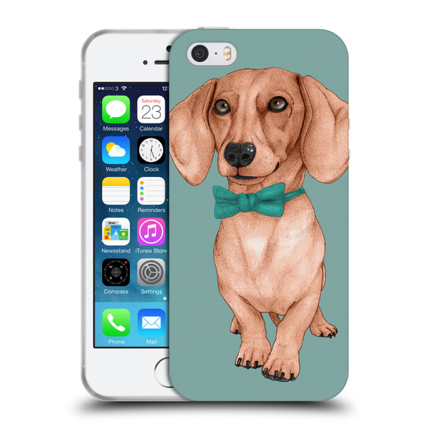 Barruf Dogs Dachshund, The Wiener Soft Gel Case for Apple iPhone 5 / 5s / iPhone SE 2016