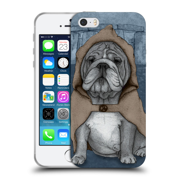 Barruf Dogs English Bulldog Soft Gel Case for Apple iPhone 5 / 5s / iPhone SE 2016