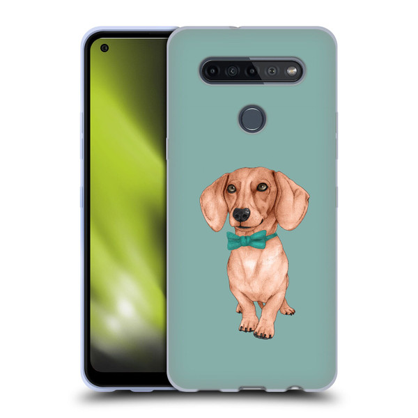 Barruf Dogs Dachshund, The Wiener Soft Gel Case for LG K51S