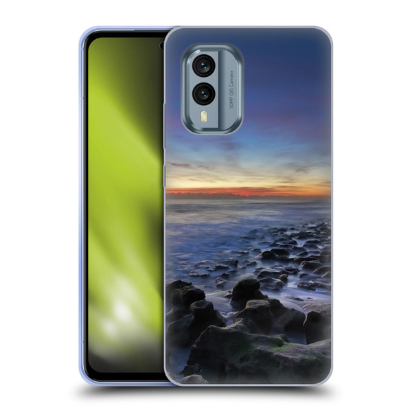Celebrate Life Gallery Beaches 2 Blue Lagoon Soft Gel Case for Nokia X30