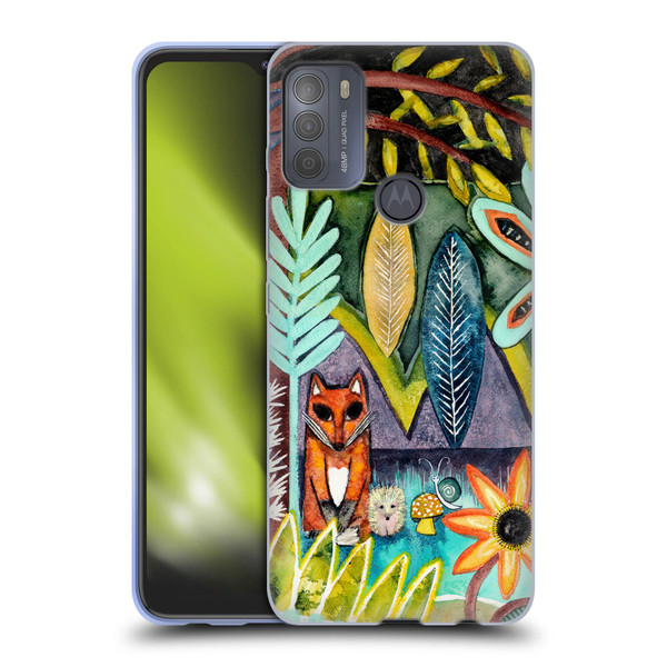 Wyanne Animals 2 Fox Soft Gel Case for Motorola Moto G50