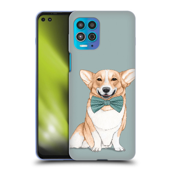 Barruf Dogs Corgi Soft Gel Case for Motorola Moto G100