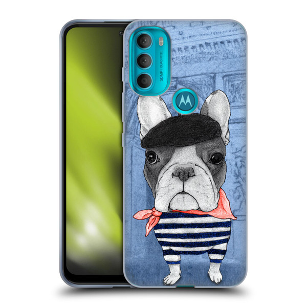 Barruf Dogs French Bulldog Soft Gel Case for Motorola Moto G71 5G