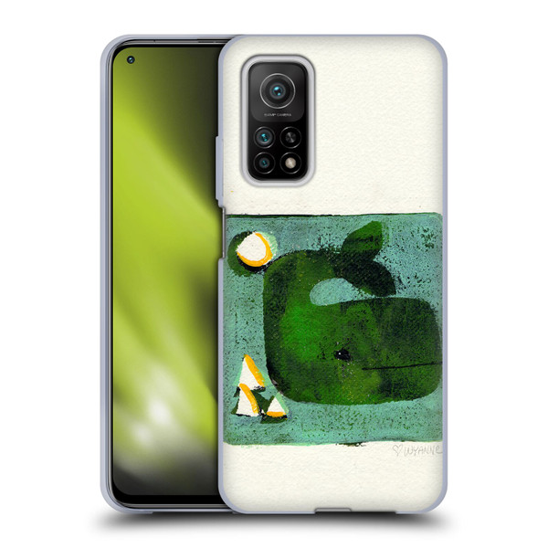 Wyanne Animals 2 Green Whale Monoprint Soft Gel Case for Xiaomi Mi 10T 5G