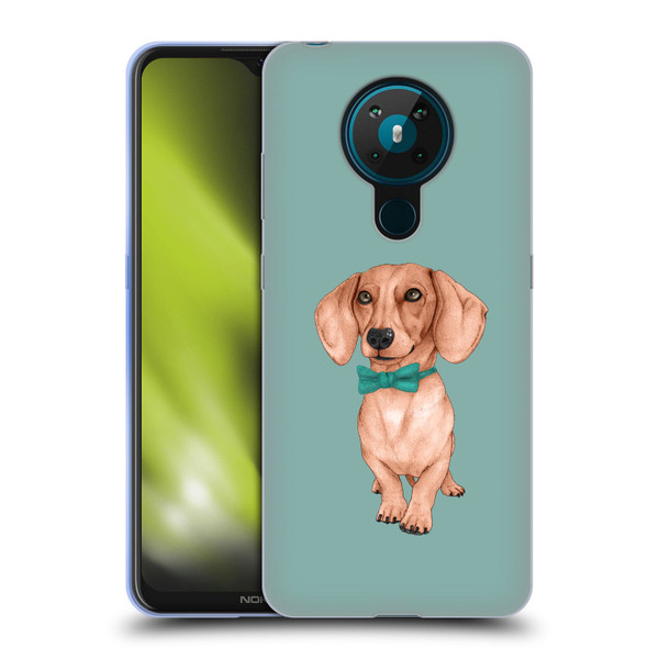 Barruf Dogs Dachshund, The Wiener Soft Gel Case for Nokia 5.3