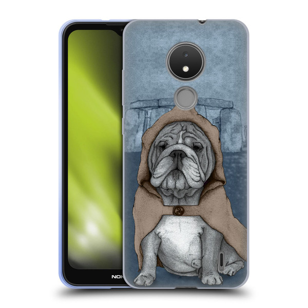 Barruf Dogs English Bulldog Soft Gel Case for Nokia C21