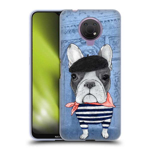 Barruf Dogs French Bulldog Soft Gel Case for Nokia G10