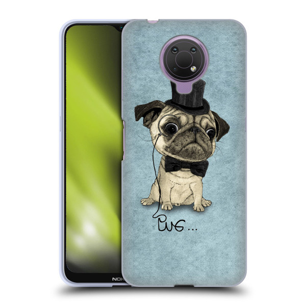 Barruf Dogs Gentle Pug Soft Gel Case for Nokia G10