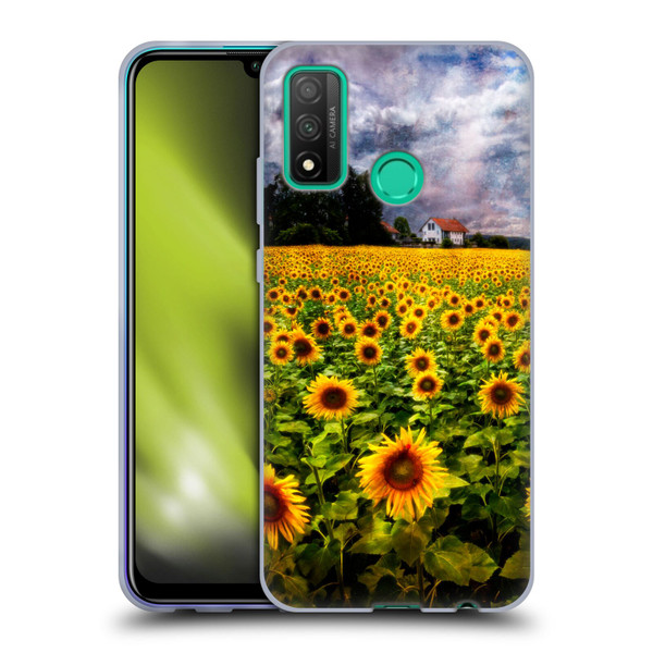 Celebrate Life Gallery Florals Dreaming Of Sunflowers Soft Gel Case for Huawei P Smart (2020)